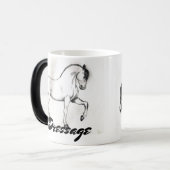 Tasse andalouse de dressage de Piaffe de cheval (Devant gauche)