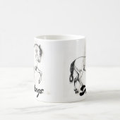 Tasse andalouse de dressage de Piaffe de cheval (Centre)