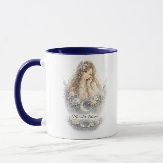 Tasse Ange de la Floraison au Clair de Lune (Gauche)
