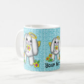 Tasse Ange Lapin de Pâques (Devant gauche)