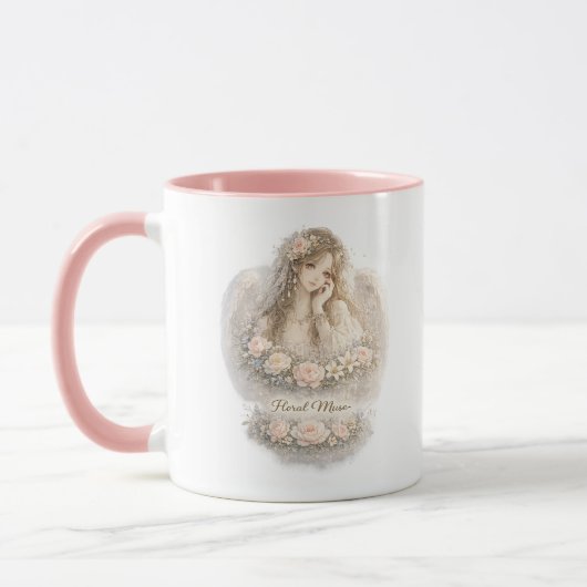 Tasse Ange Muse Florale (Gauche)