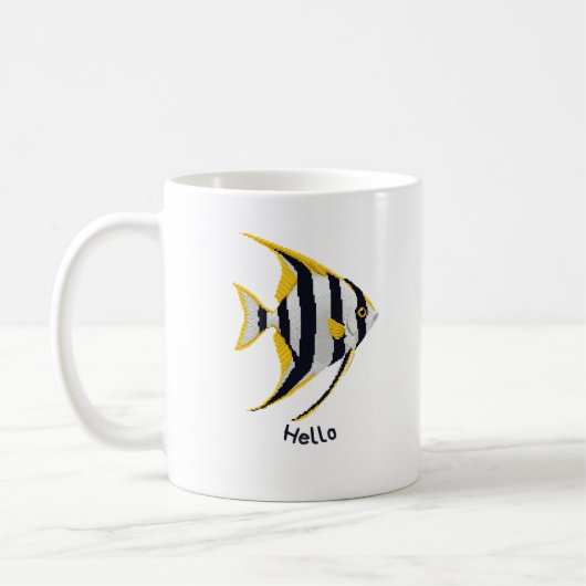 Tasse ange poisson mignon (Gauche)