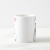 Tasse anglaise blanche du bouledogue 2 (Centre)