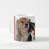 Tasse anglaise d'amour de chiot de berger (Devant gauche)