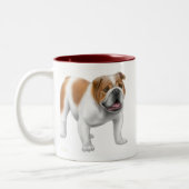 Tasse anglaise de bouledogue (Gauche)
