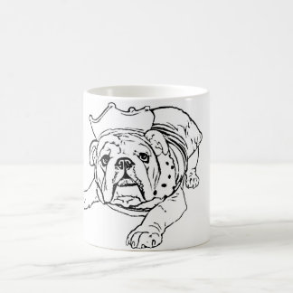 Tasse anglaise de bouledogue