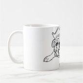 Tasse anglaise de bouledogue (Gauche)