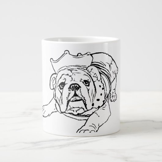 Tasse anglaise de bouledogue (Devant)