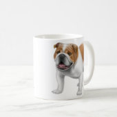 Tasse anglaise de bouledogue (Devant droit)