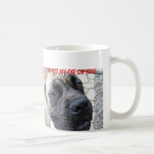 Tasse anglaise de mastiff (Droite)