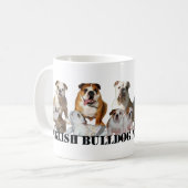 Tasse anglaise de nouvelles de bouledogue (Devant gauche)