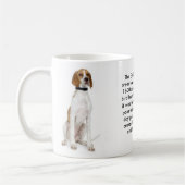 Tasse anglaise de race de chien d'indicateur (Gauche)