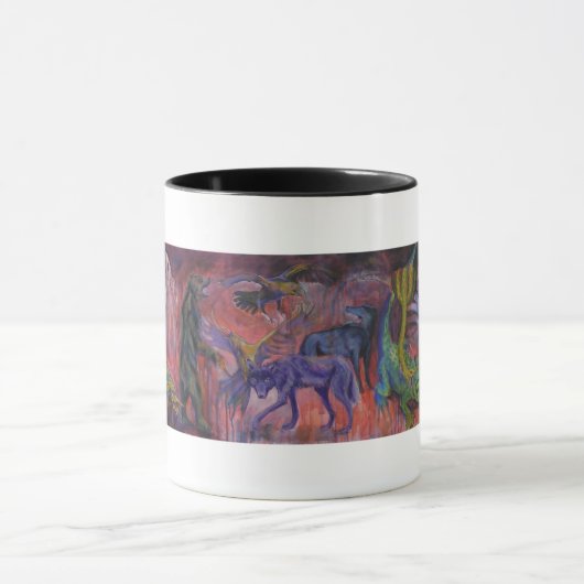 Tasse animale d'art (Centre)