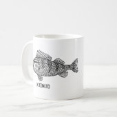 Tasse animale de calembour de poissons d'Incodnito (Devant gauche)