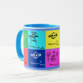 Tasse animale de dessins (Devant gauche)