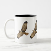 Tasse animale de vol d'oiseau de faucon coupée la (Gauche)