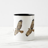 Tasse animale de vol d'oiseau de faucon coupée la (Centre)