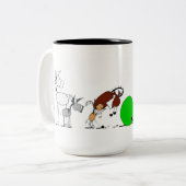 Tasse animale mignonne de bande dessinée (Devant gauche)