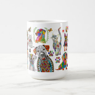 Tasse animale mignonne et colorée d'assortiment 15