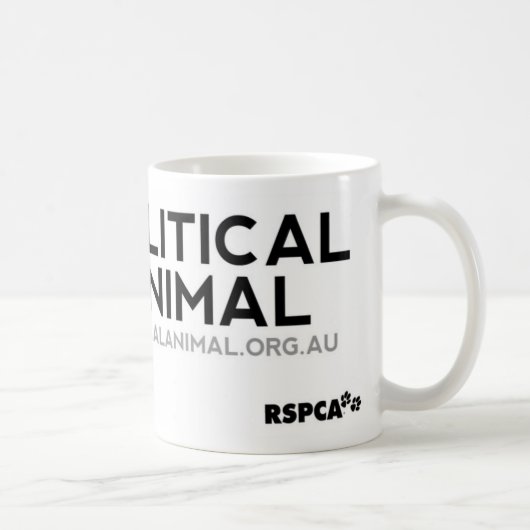 Tasse animale politique de RSPCA (Droite)