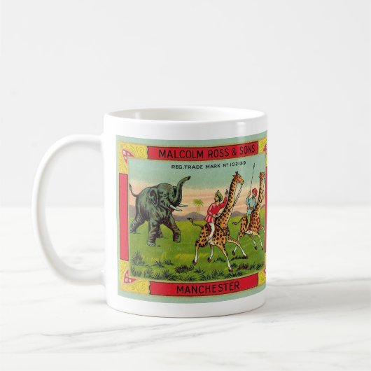 Tasse Animaux Course Illustrée (Gauche)