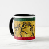 tasse animée de danse de reggae (Devant gauche)
