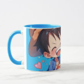 Tasse animée de Luffy & Boa Hancock (Gauche)