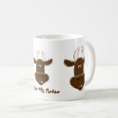 Tasse animée de vache "Plus de lait s'il vous plaî (Devant droit)