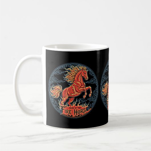 Tasse Année du Cheval de Feu (Gauche)