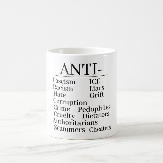Tasse anti-café (Centre)