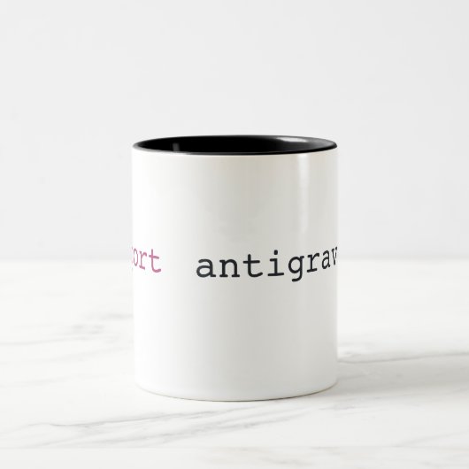 tasse anti-gravité de python (Centre)