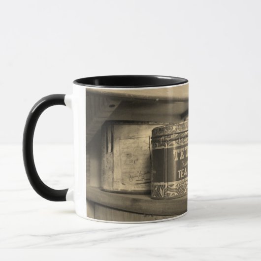 Tasse antique de bidon (Gauche)