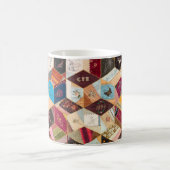 Tasse antique de motif d'édredon (Centre)