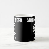 Tasse antique de puzzle de geek (Centre)