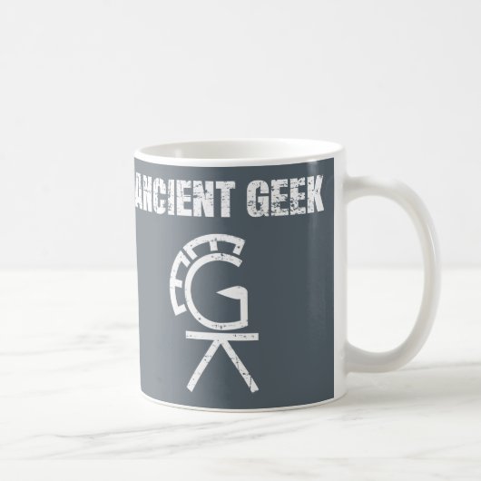 Tasse antique de puzzle de geek (Droite)
