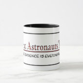 Tasse antique de théorie d'astronautes (Centre)