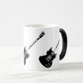 Tasse apparaissante de guitare activée par chaleur (Devant droit)