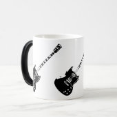 Tasse apparaissante de guitare activée par chaleur (Devant gauche)