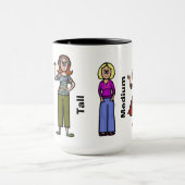 Tasse Appreciation Tall, Medium And Short Women (Centre)