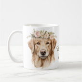 Tasse aquarelle Golden Retriever (Gauche)