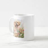 Tasse aquarelle maltaise (Devant gauche)