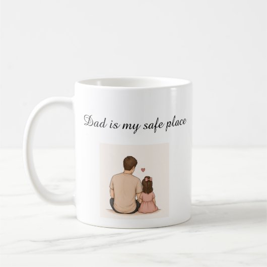 Tasse aquarelle mignonne modifiable (Gauche)
