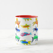 Tasse aquarelle "Quelque chose de louche" (Centre)