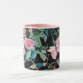 Tasse aquarelle rose rose (Centre)