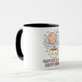 Tasse aquarelle Survécu au chaos (Devant gauche)