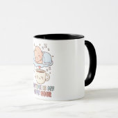 Tasse aquarelle Survécu au chaos (Devant droit)