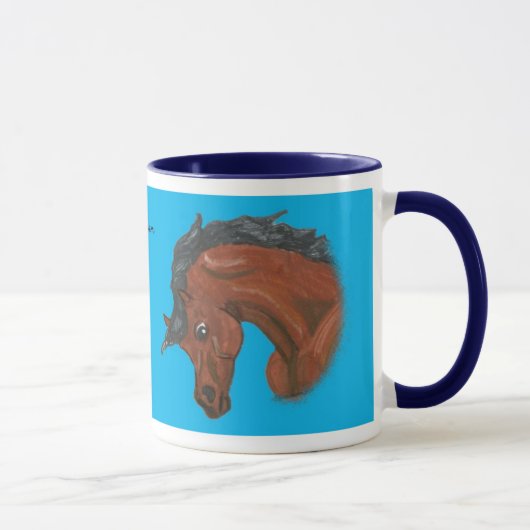 Tasse Arabe d'art de cheval (Droite)