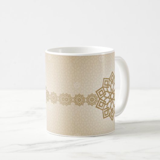 Tasse arabe de calligraphie (Devant droit)