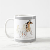 Tasse Arabe de cheval - cadeau d'amant de cheval (Gauche)