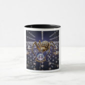 Tasse Araignée en Or Poli (Centre)